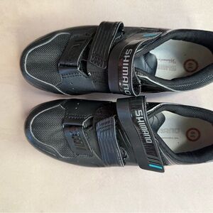 Shimano SPD Cycling Shoes Black Teal Size 39